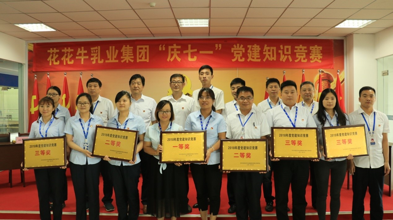 知識競賽爭先鋒 比學(xué)趕超展風(fēng)采 —— 花花牛乳業(yè)集團(tuán)黨委舉辦慶 “七一”黨建知識競賽 知識競賽爭先鋒 比學(xué)趕超展風(fēng)采 —— 花花牛乳業(yè)集團(tuán)黨委舉辦慶 “七一”黨建知識競賽